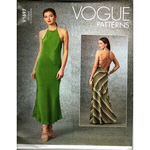 Vogue V1697 Misses 16 to 24 Special Occasion Dress Uncut Sewing Pattern